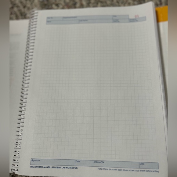 Student Lab Notebook Chemistry - Picture 5 of 5